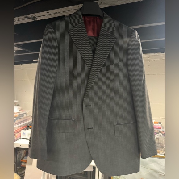 Suitsupply Gray Pinstripe Men's Suit - Never Worn!